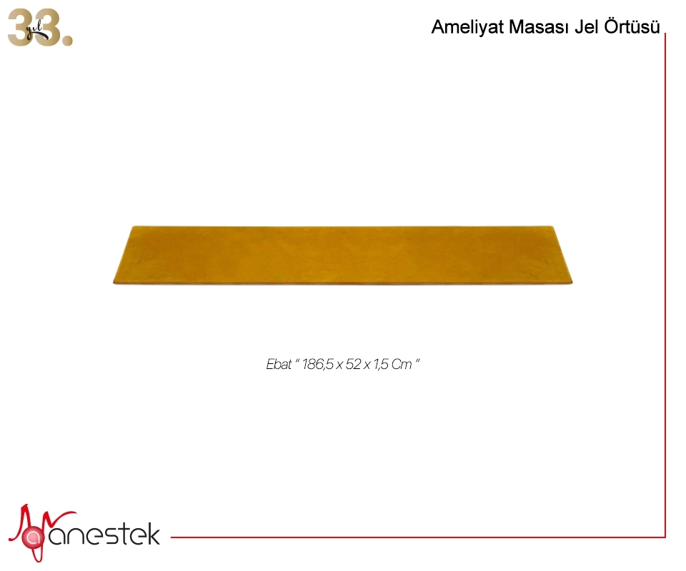      Ameliyat Masası Jel Örtüsü