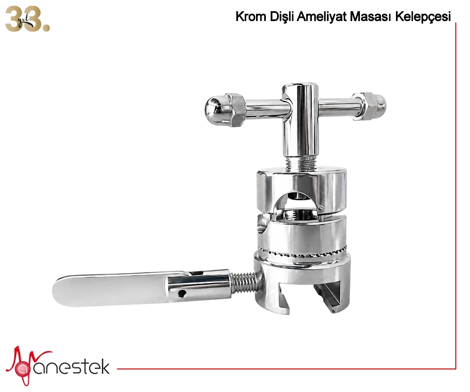        Dişli Ameliyat Masası Kelepçesi